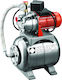 Kraft 43532 Einstufig Einphasig Wasserdruckpumpe mit Behälter 20 Liter 1.3hp