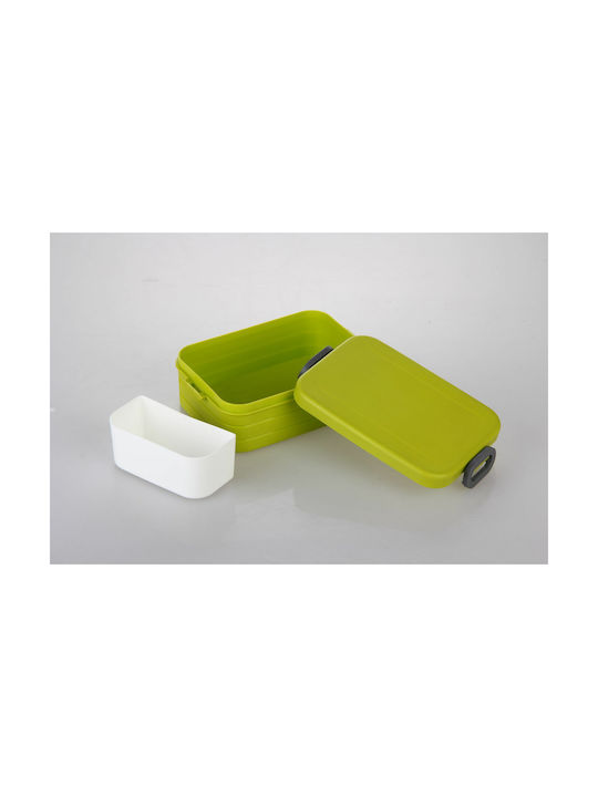 Veltihome Lunch Box Plastic Πράσινο Suitable for for Lid for Microwave Oven 920ml 1pcs