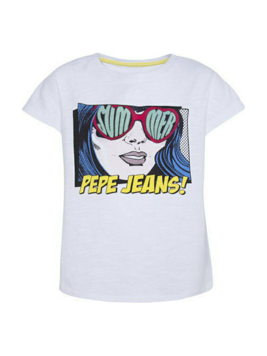 Pepe Jeans Kids' T-shirt White