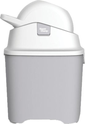 Diaper Champ Diaper Disposal Bin New One Silver 1pcs