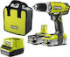 Ryobi R18DD3-215S Δραπανοκατσάβιδο Μπαταρίας 18V 2x1.5Ah