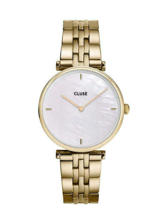 Cluse Triomphe Watch with Gold Metal Bracelet