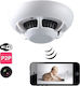 Hidden Camera WiFi Smoke detector 1080p with Memory Card Slot