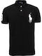 Ralph Lauren Men's Short Sleeve Blouse Polo Black