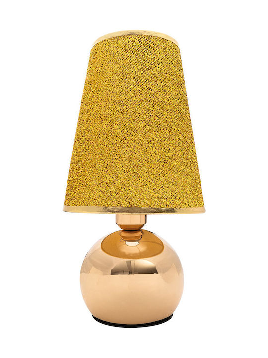 ARlight CM 8836 GD Πορτατίφ με Χρυσό Καπέλο και Χρυσή Βάση
