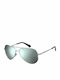 Polaroid Men's Sunglasses with Silver Metal Frame and Silver Polarized Mirrored Lenses PLD 6012/N/NEW 010/EX