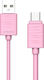 Joyroom JR-S118 USB Typ-C Kabel USB 2.0 männlich - USB-A Rosa 1m u21611
