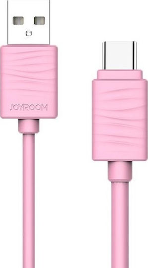 Joyroom JR-S118 USB Typ-C Kabel USB 2.0 männlich - USB-A Rosa 1m u21611