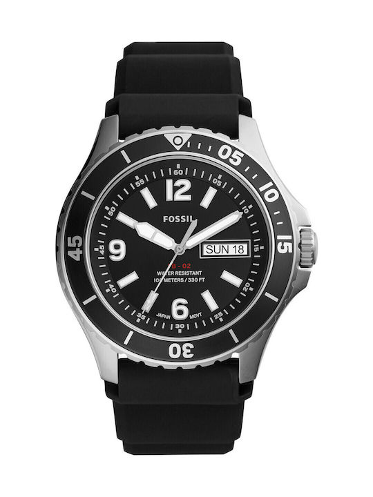 Fossil Watch Battery with Rubber Strap Fossil Watch Battery with Rubber Strap
