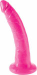 Dillio Slim Realistic Dildo with Suction Cup Pink 18cm