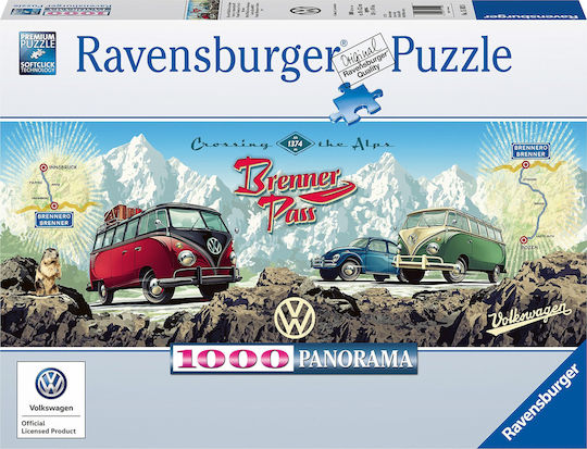 Cross The Alps with VW Puzzle 2D 1000pcs 15102