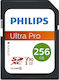 Philips Ultra Pro SDXC 256GB Clasa 10 U3 V30 A1 UHS-I