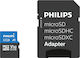 Philips Ultra Pro microSDHC 32GB Class 10 U3 V30 UHS-I με αντάπτορα