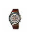 Bigotti Milano Watch Battery with Brown Leather Strap BG0108-3