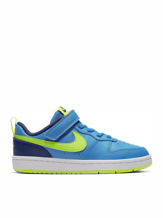 Nike Court Borough Low 2 Kids Basketball Shoes Light Blue