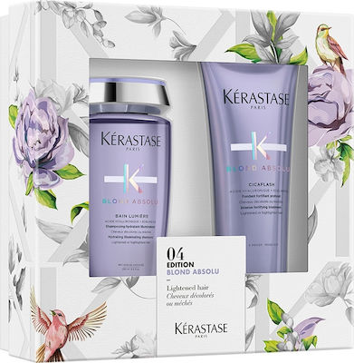 Kérastase Women's Hair Care Set Blond Absolu with Shampoo 2pcs