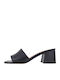 Gianna Kazakou Sciez Mules mit Chunky Niedrig Absatz in Schwarz Farbe AA5681.4138.D-01