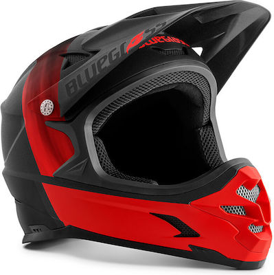 Bluegrass Intox Full Face Downhill / Mountain Bicycle Helmet Black/Red/White Matt