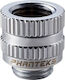 Phanteks M-F Rotary Adapter Chrome Fittings Silver