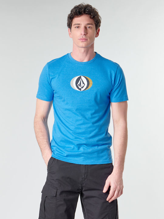 Volcom Vast T-shirt Bărbătesc cu Mânecă Scurtă Albastru deschis