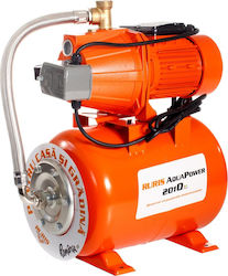 Ruris AquaPower 2010 Single Stage Single Phase Water Pressure Pump with 24 Litre Container 900W