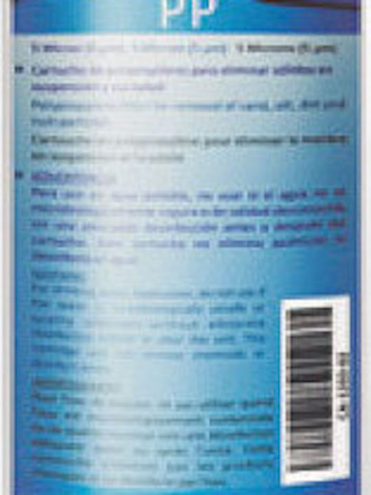 HidroWater Ersatz-Wasserfilter Zentrales Wasserfiltersystem aus Polypropylen 20" PP 20" 5 μm (Mikrometer)