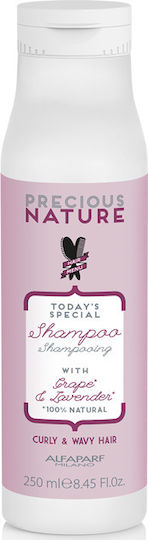 Alfaparf Milano Professional Precious Nature Curly & Wavy Hair Sampon De Par Pentru Păr Creț 250ml