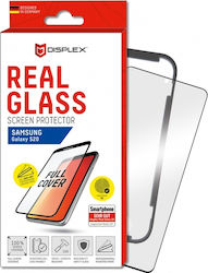 Displex Real 3D Sticlă călită pe toată fața Negru (Galaxy S20) 01211