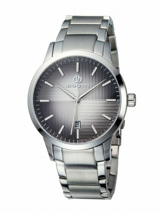 Bigotti Milano Watch Battery with Metal Bracelet