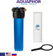 Aquaphor Wasserfiltrationssystem Zentrale Versorgung / Unter der Spüle Durchmesser 1'' mit Ersatzfilter Aquaphor PP 5 μm 11413
