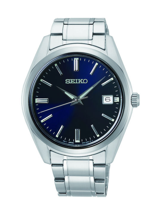 Seiko Conseptual Ρολόι Μπαταρίας με Μεταλλικό Μπρασελέ