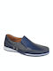 Boxer 21177 Men's Leather Moccasins Blue 21177 12-016