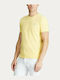 Ralph Lauren T-shirt Bărbătesc cu Mânecă Scurtă Galben