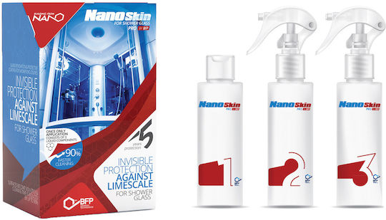 BFP Hellas Nano-Skin Pro Почистващ Спрей За Баня 3x65мл