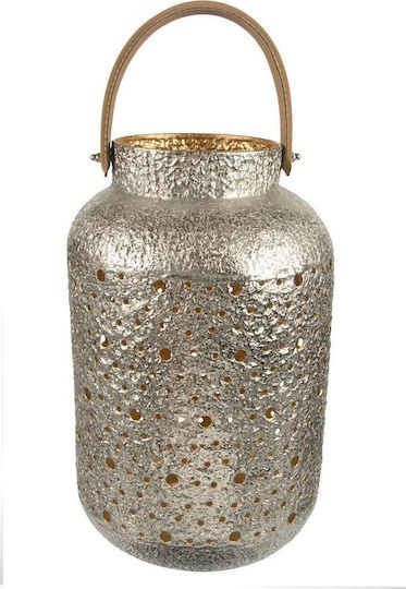 Art et Lumiere Floortop Metallic Lantern Beige 21x21x34cm