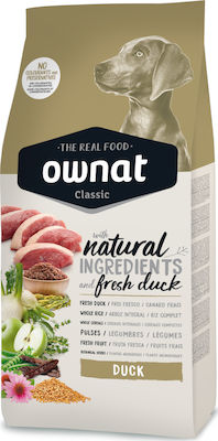 Ownat Classic 4kg Dry Food for Adult Dogs with Duck