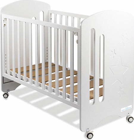 Interbaby Mickey Baby Crib White