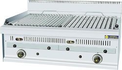 Sergas GR2 Grill Erdgas 18kW mit Lavastein & Abmessungen 87x65x32cm