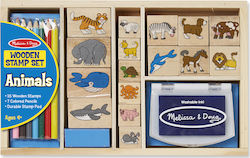 Melissa & Doug Briefmarken Animal Stamp Set für Kinder 4++ Jahre