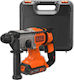 Black & Decker Κρουστικό Σκαπτικό Πιστολέτο Μπαταρίας 18V 2x2.5Ah με Υποδοχή SDS Plus BCD900E2K