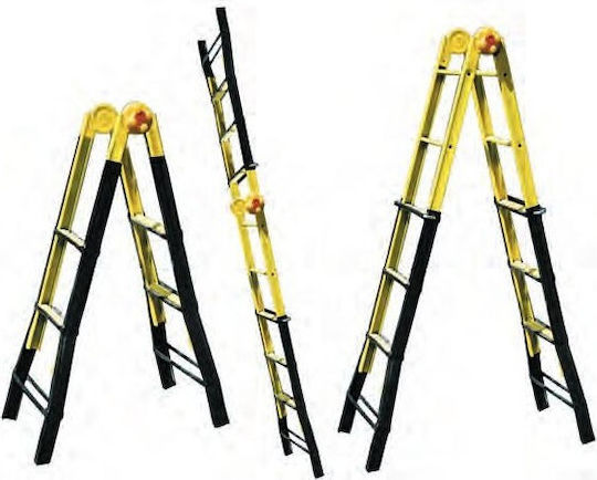 Elkop Διπλή Σκάλα Σιδήρου 2x4