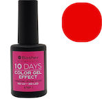 Bioshev Professional 10 Days Color Gel Effect Gloss Βερνίκι Νυχιών Μακράς Διαρκείας Κόκκινο 18Β 11ml