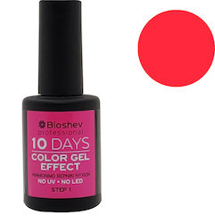 Bioshev Professional 10 Days Color Gel Effect Gloss Βερνίκι Νυχιών Μακράς Διαρκείας Κόκκινο 226 11ml