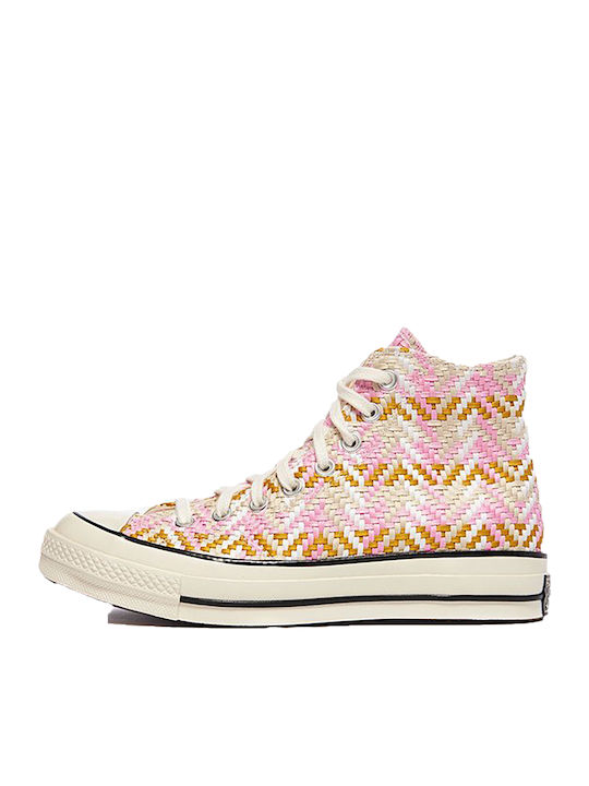 Converse Chuck 70 Hi Stiefel Pink / Multicolor