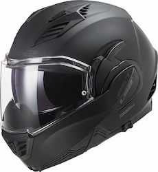 LS2 FF900 Valiant II Modular Helmet with Sun Visor ECE 22.05 1700gr Noir Matt Black KR08905