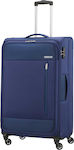 American Tourister Heat Wave Spinner Μεσαία Βαλίτσα με ύψος 68cm σε Navy Μπλε χρώμα