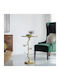 Round Side Coffee Table Branch Metal Gold Silver W43xL43xH70cm