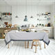 Das Home Tablecloth Cotton 0599 Gray 140x240cm