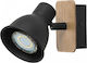 Elmark Single Spot with Socket GU10 in Black Color