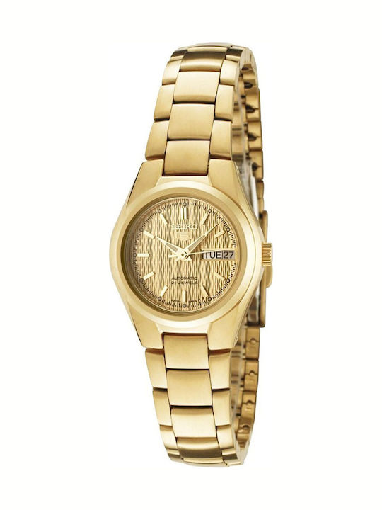 Classic Womens Watch 26mm Automatic With Gold Metal Bracelet